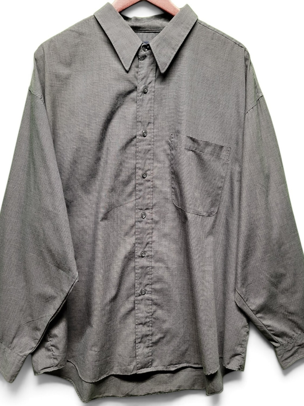 Puritan Gray Men's Long-Sleeve Button-Up Shirt